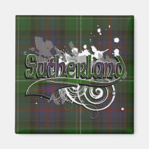 Aimant Tartan Grunge