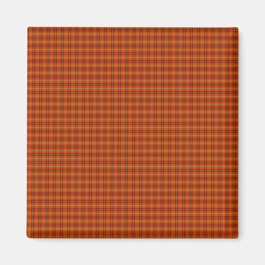 Aimant Tartan orange (Devant)