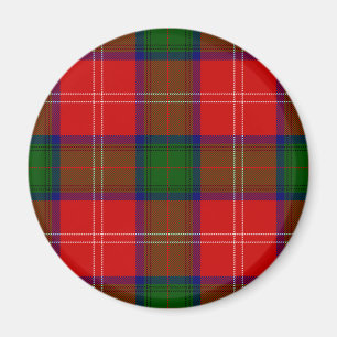 Aimant Tartan rouge et vert de Chisholm de clan