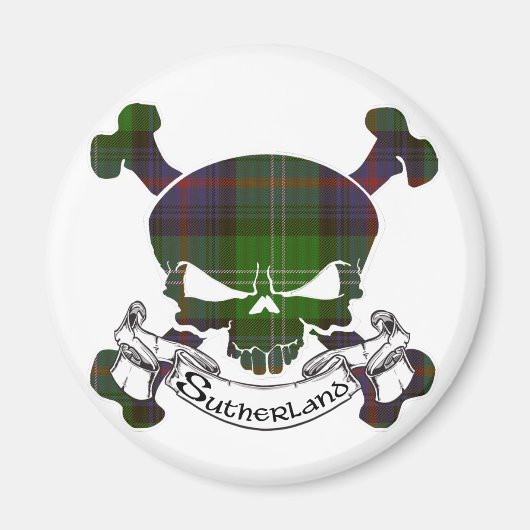 Aimant Tartan Sutherland (Devant)