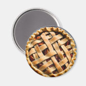 Aimant Tarte à la broche avec une croûte fantaisie (Recto/Verso)