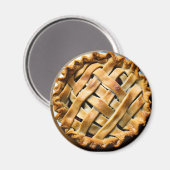 Aimant Tarte à la croûte fantaisie (Recto/Verso)