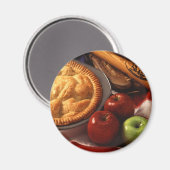 Aimant Tarte aux pommes (Recto/Verso)