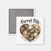 Aimant Tas de furet (Recto/Verso)