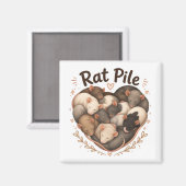 Aimant Tas de rats (Recto/Verso)