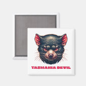 Aimant Tasmanie Diable Australie (Recto/Verso)