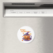 Aimant Tasse Happy Halloween Jack-O-Lantern Brew (In Situ (Lave-vaisselle))