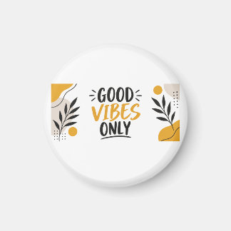 Aimant Tasse Minimaliste Moderne Bonnes Vibrations Unique