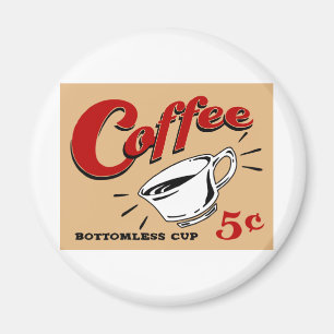Aimant Tasse sans fond de café