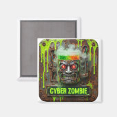 Aimant Tasse Tiki Absinthe Cyber Zombie (Recto/Verso)
