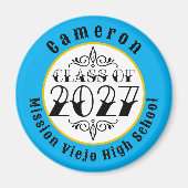 Aimant Tat Style Promotion 2027 Diplômés (Devant)