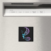 Aimant Tatouage papillon point-virgule vintage (In Situ (Lave-vaisselle))