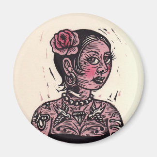 Aimant Tatouage Pin Up Girl