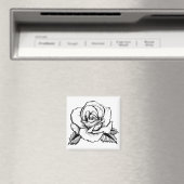 Aimant tatouage rose (In Situ (Lave-vaisselle))