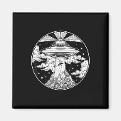 Aimant Tatouage spatial Alien - Ufo 51 Area Roswell Croir (Devant)