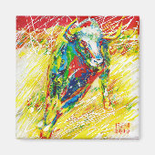 Aimant Taureau 3 par Natalia KURUCH (Devant)