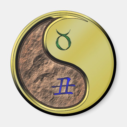 Aimant Taureau & Boeuf de Métal (Devant)