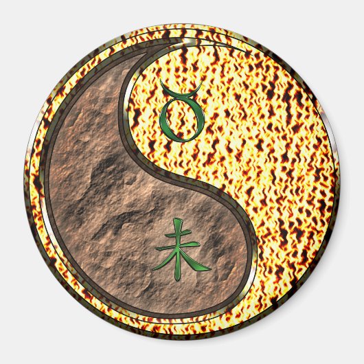 Aimant Taureau & Chèvre de Feu (Devant)