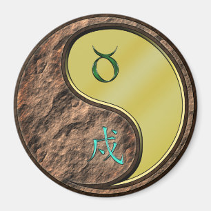 Aimant Taureau & Chien Métal