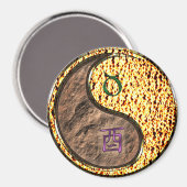 Aimant Taureau & Coq de feu (Recto/Verso)