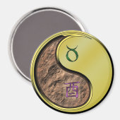 Aimant Taureau & Coq de Métal (Recto/Verso)