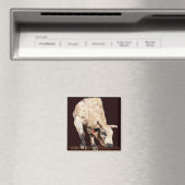 Aimant Taureau de rodéo blanc (In Situ (Lave-vaisselle))