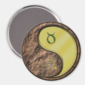 Aimant Taureau & Dragon de Métal (Recto/Verso)