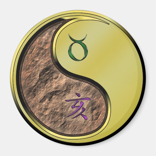 Aimant Taureau & Métal Sanglier (Devant)