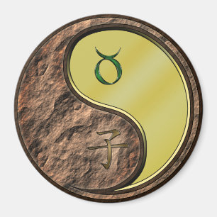 Aimant Taureau & Rat de Métal