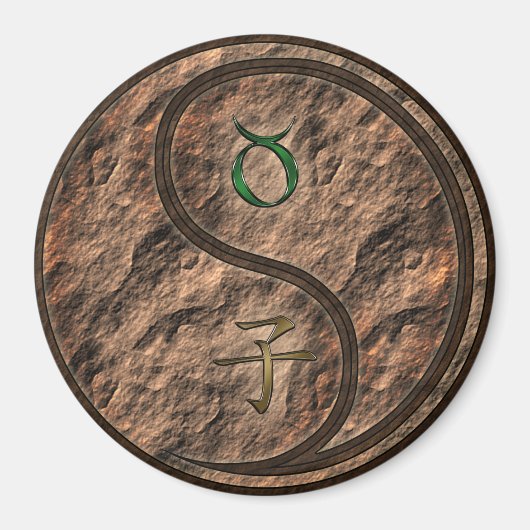 Aimant Taureau & Rat de terre (Devant)