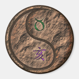 Aimant Taureau & Sanglier de Terre