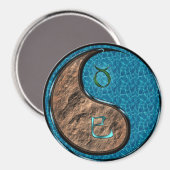 Aimant Taureau & Serpent d'eau (Recto/Verso)