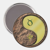 Aimant Taureau & Singe de Métal (Recto/Verso)