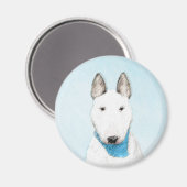 Aimant Taureau Terrier - Cute Original Chien Art (Recto/Verso)