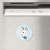 Aimant Taureau Terrier - Cute Original Chien Art (In Situ (Lave-vaisselle))