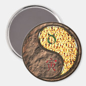 Aimant Taureau & Tigre de Feu (Recto/Verso)