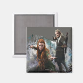 Aimant TAURIEL™ et LEGOLAS GREENLEAF™ Graphique (Recto/Verso)