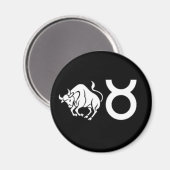 Aimant Taurus avec symbole (Recto/Verso)