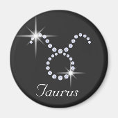 Aimant Taurus diamant étincelant (Devant)