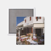 Aimant Taverna Nikos, Mykonos, Îles Cyclades, Grèce (Recto/Verso)