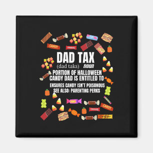 Aimant Taxe Ou Traiter Un Bonbon Drôle Halloween Sarcasti