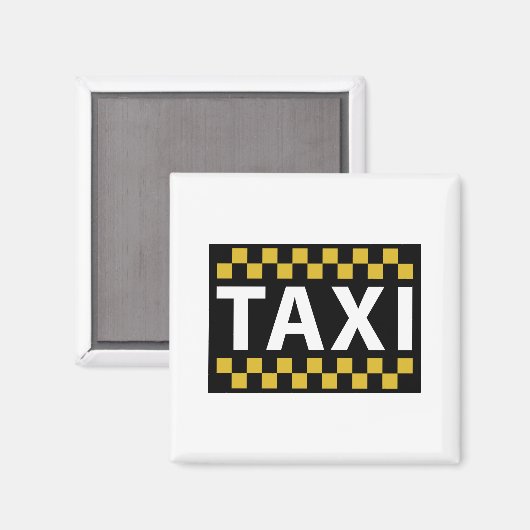 Aimant Taxi (Recto/Verso)