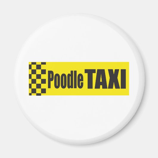 Aimant Taxi aux canicules (Devant)