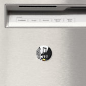 Aimant Taxi jaune Nyc Brooklyn Bridge New York (In Situ (Lave-vaisselle))