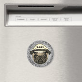 Aimant Taxi Pug (In Situ (Lave-vaisselle))