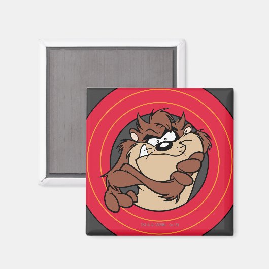 Aimant TAZ™ Through LOONEY TUNES™ Circles (Recto/Verso)