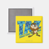 Aimant TAZ™ Tornado Terreur Plaid (Recto/Verso)