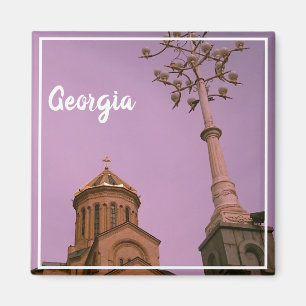 Aimant Tbilissi Géorgie Sameba La Cathédrale de la Sainte