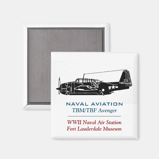 Aimant TBM - Avenger TBF (Recto/Verso)