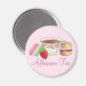 Aimant Tea Party Macarons Tea Party Scone (Recto/Verso)